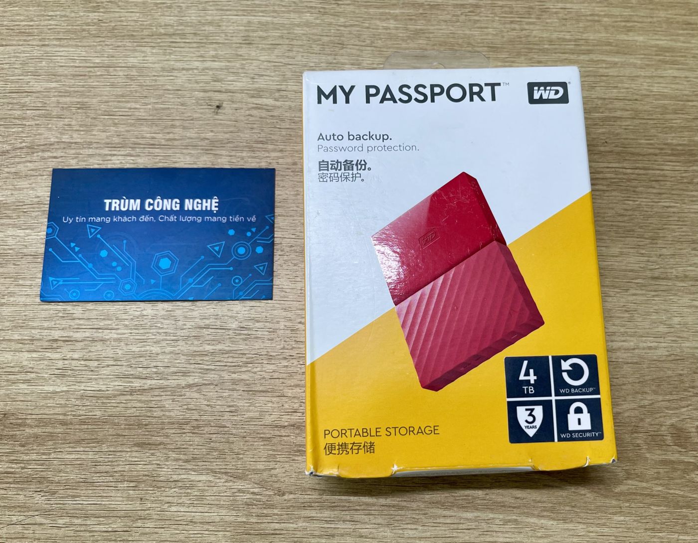 Ổ cứng di động WD My Passport 4TB USB 3.0