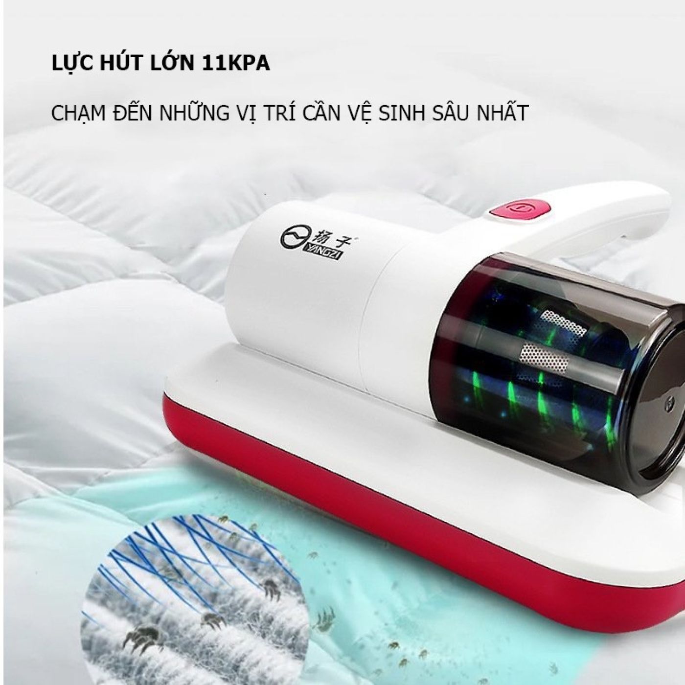 Máy hút bụi và diệt khuẩn UV giường đệm hãng YANGZI