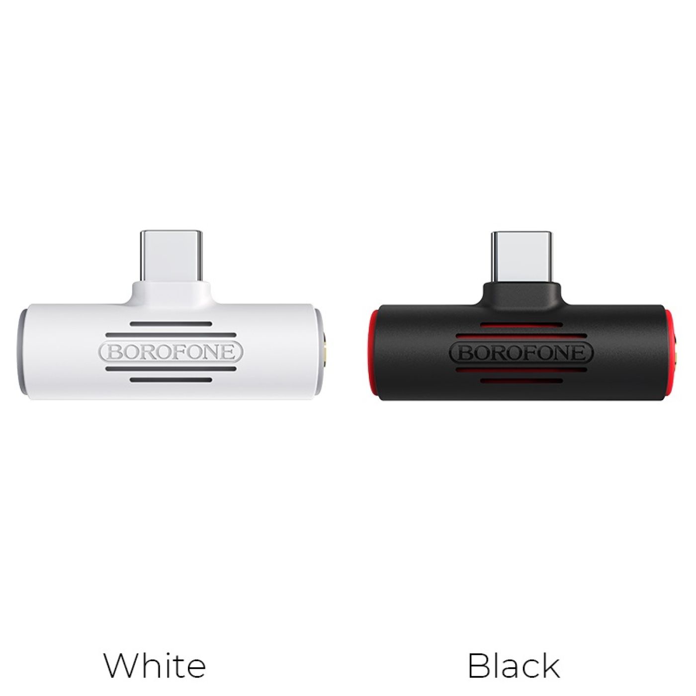Bộ Chuyển Đổi Âm Thanh Borofone BV8 - USB-C sang USB-C & jack 3,5mm