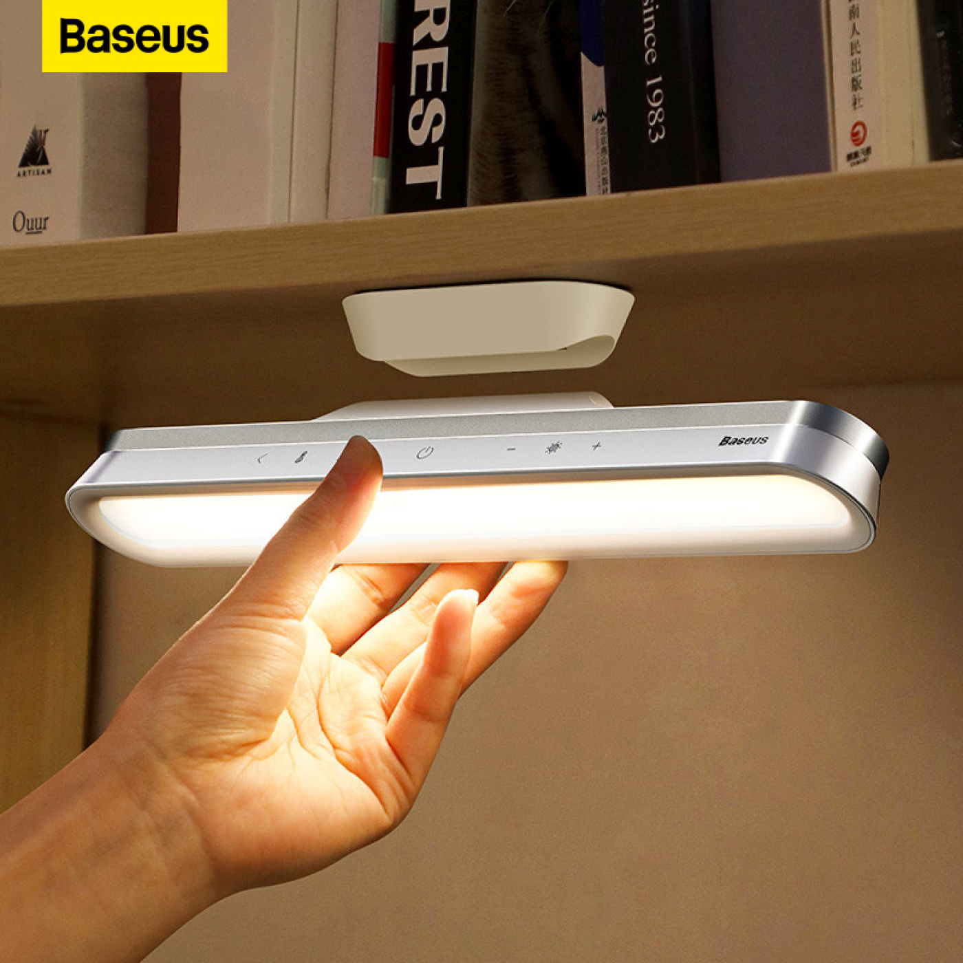 Đèn treo đế hút nam châm chống mỏi mắt Baseus Magnetic Stepless Dimming Charging Desk Lamp Pro