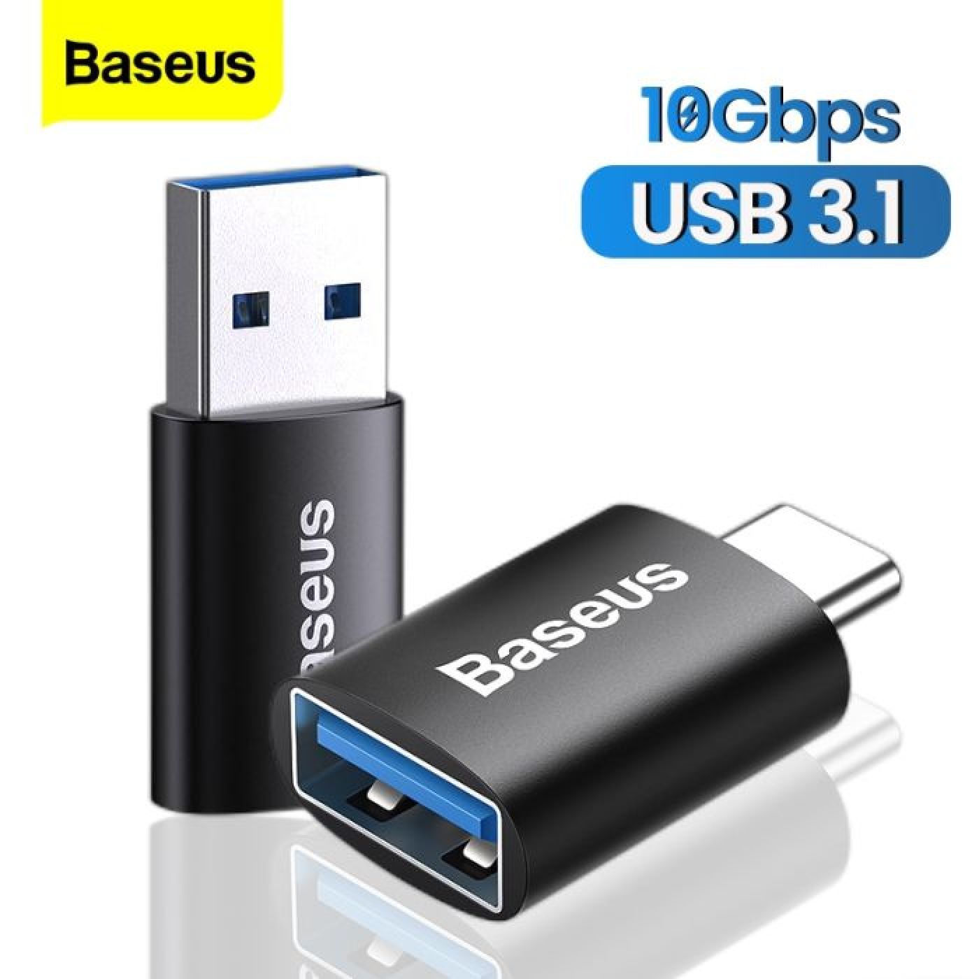 Đầu chuyển OTG Type C to USB 3.1 tốc độ cao 10Gbps Baseus Ingenuity Series Mini OTG Gen2