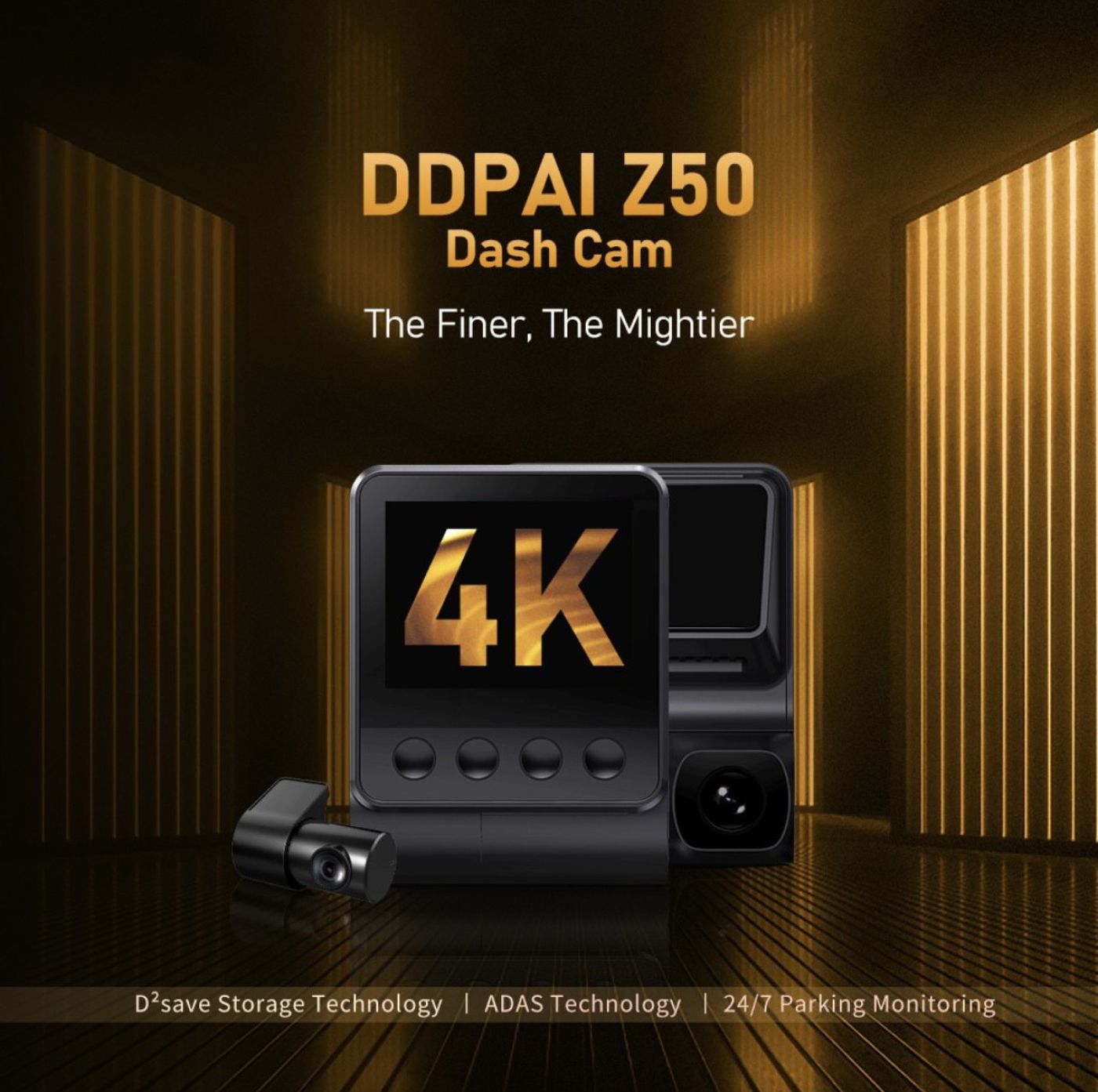 Camera hành trình ô tô Ddpai Z50 4K - Bản Quốc Tế ( chỉ Cam trước )