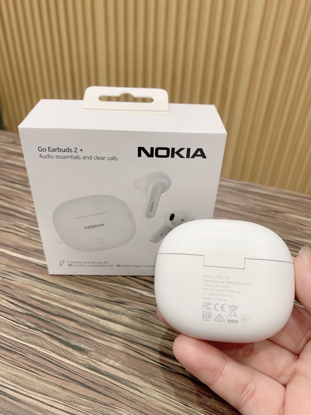 Tai nghe Bluetooth TWS NOKIA Go Earbuds 2 Plus , chống nước IPX5 , Bluetooth 5.2